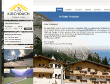 Tablet Screenshot of kirchdach.at